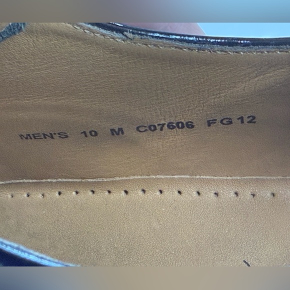 Cole Haan Polished Patent Leather Oxford Men\'s 10 M Black - C07606 Evening EUC main image 15